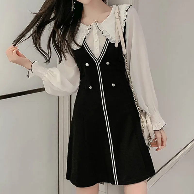 «Гладиатор» с ремешками, весенне-осенняя Корейская женская Стиль сексуальное шифоновое платье с кружевом в винтажном стиле придворной Сти...
«Гладиатор» с ремешками, весенне-осенняя Корейская женская Стиль сексуальное шифоновое платье с кружевом в винтажном стиле придворной Сти...