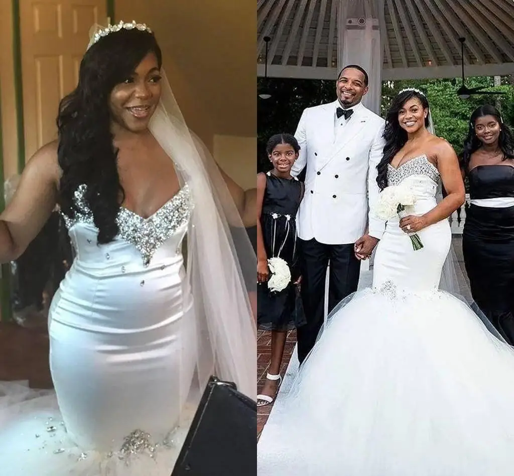 Crystals Mermaid Wedding Dresses 2021 Sexy African Tulle Skirt Court Train Bridal Gowns Backless Plus Size Vestidos De Novia
Crystals Mermaid Wedding Dresses 2021 Sexy African Tulle Skirt Court Train Bridal Gowns Backless Plus Size Vestidos De Novia