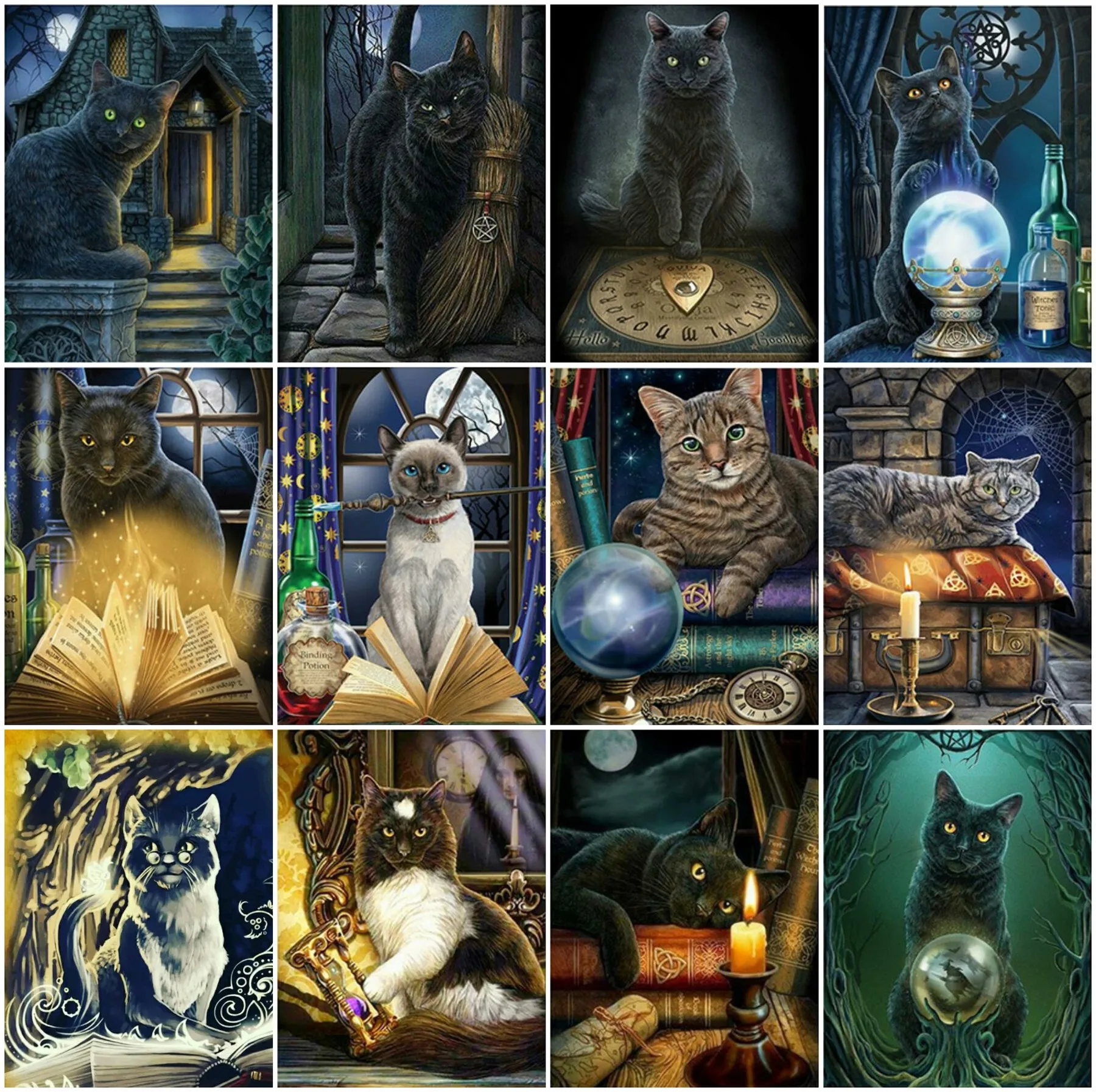 HUACAN 5D Diamond Painting Cat Full Square Round DIY Mosaic Diamond Animal Mosaic Rhinestone Cross Stitch Home Decor
HUACAN 5D Diamond Painting Cat Full Square Round DIY Mosaic Diamond Animal Mosaic Rhinestone Cross Stitch Home Decor