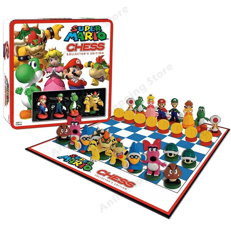 Super games Mario Brothers super mario bros Chess Collector's Edition toys PVC Figures Model action toy figure for kids gifts
Super games Mario Brothers super mario bros Chess Collector's Edition toys PVC Figures Model action toy figure for kids gifts