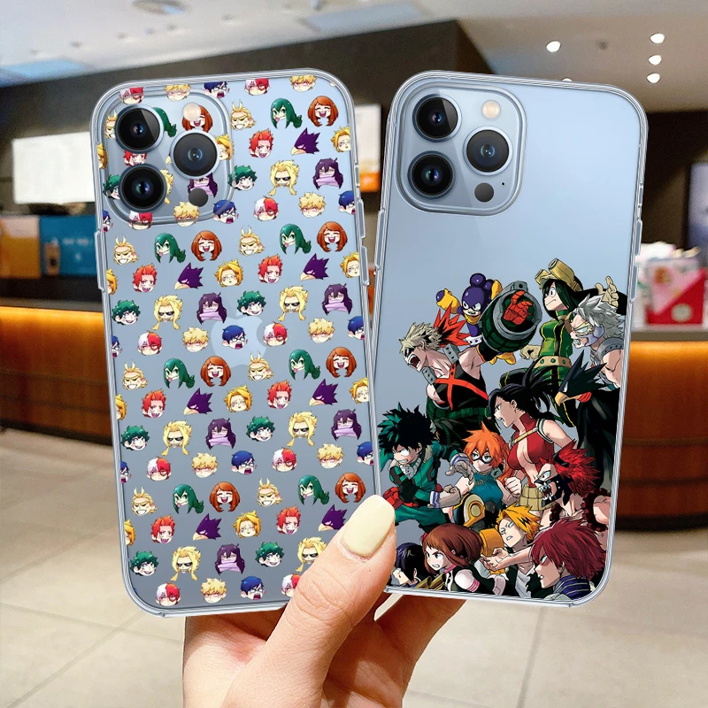 Anime My Hero Academia Case For iPhone 11 11 pro XS MAX XR 7 8 Plus 12 13mini 12 PRO 13 Pro Max transparent silicone Phone Cover
Anime My Hero Academia Case For iPhone 11 11 pro XS MAX XR 7 8 Plus 12 13mini 12 PRO 13 Pro Max transparent silicone Phone Cover