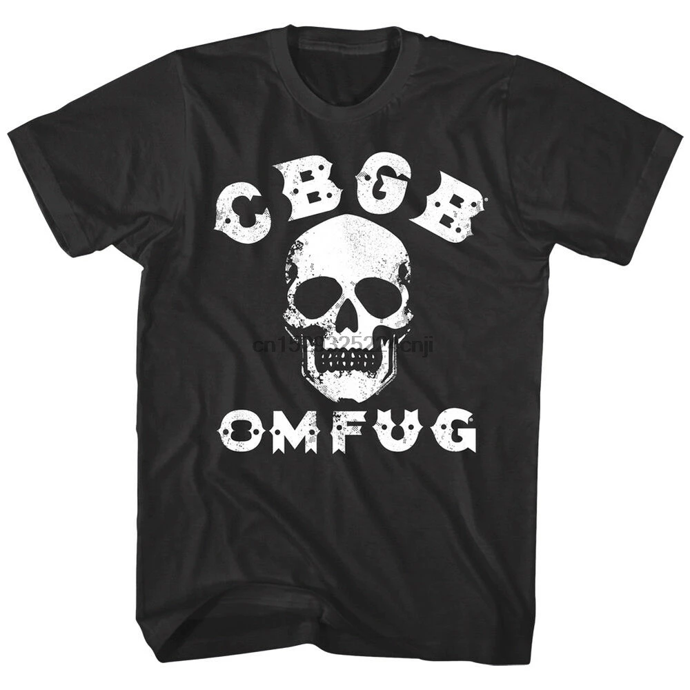 CBGB OMFUG винтажная Мужская футболка с черепом логотипом в стиле панк-рок музыка