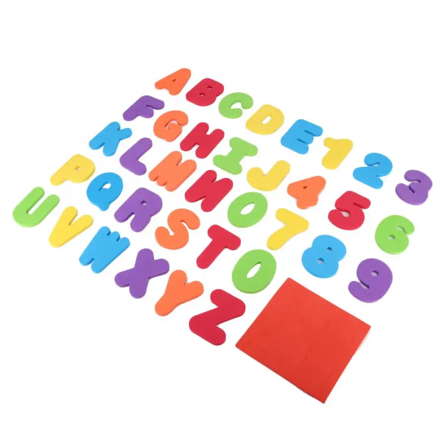 Детские игрушки для ванной Мягкая EVA с цифрами и буквами письмо головоломки детей