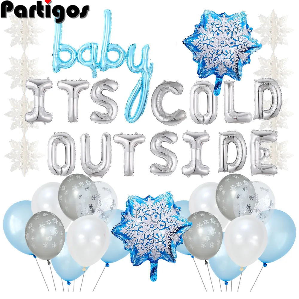 1set Baby It’s Cold Outside Decorations Blue Snowflake Balloon Snowflake Paper Garland Winter Party Baby Shower Birthday Supply
1set Baby It’s Cold Outside Decorations Blue Snowflake Balloon Snowflake Paper Garland Winter Party Baby Shower Birthday Supply