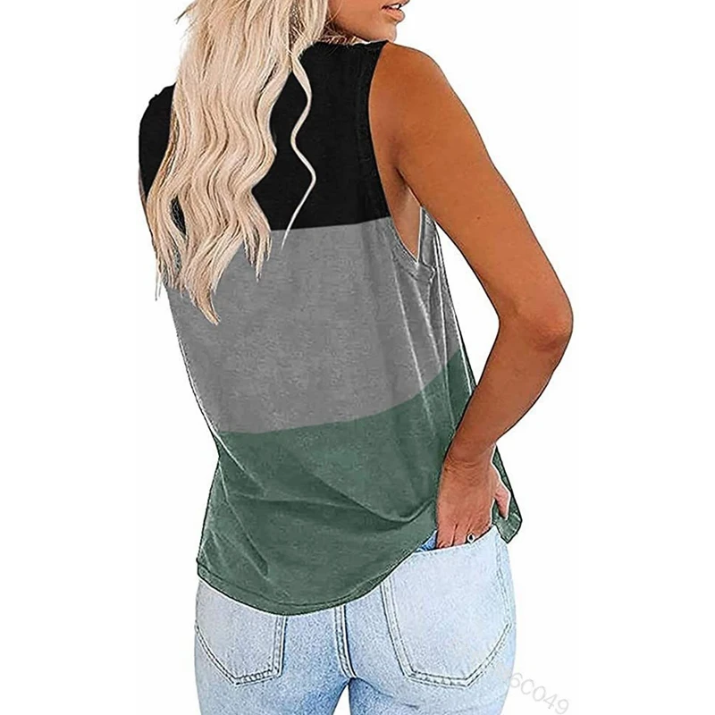 WEPBEL Vest Women's Casual Striped Slim Fit Patchwork Vest Summer O-Neck Sleeveless Vest Top
WEPBEL Vest Women's Casual Striped Slim Fit Patchwork Vest Summer O-Neck Sleeveless Vest Top