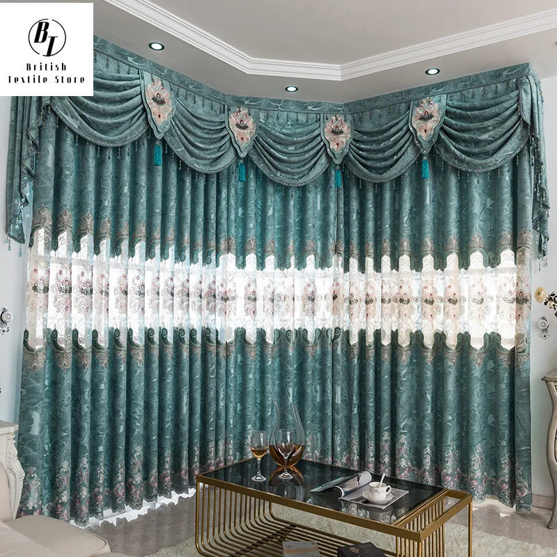 European Style Curtains for Living Room Luxury Lace Curtains for Bedroom Chenel Shades Lace Curtains
European Style Curtains for Living Room Luxury Lace Curtains for Bedroom Chenel Shades Lace Curtains
