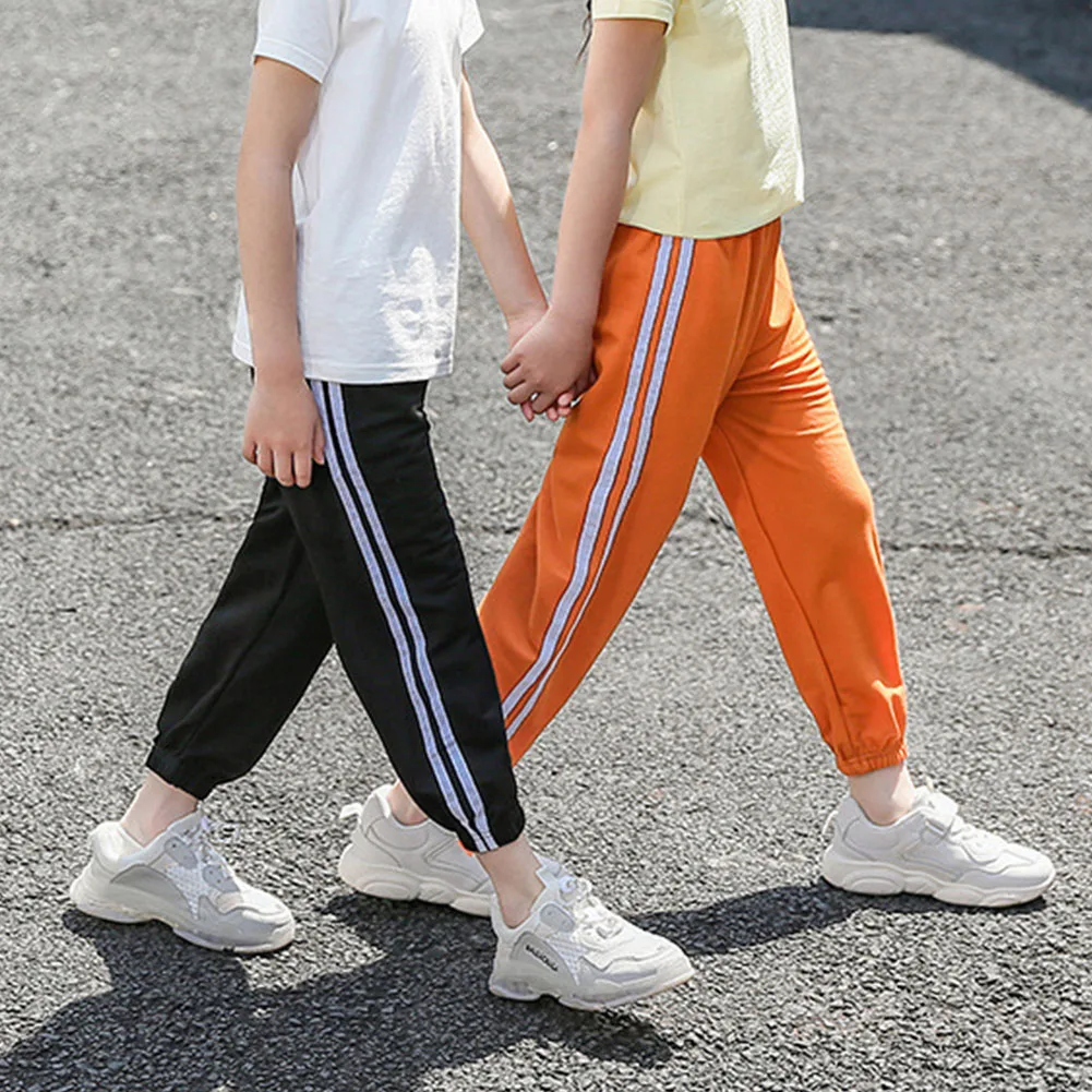 2-7 Years Old Children'S Sweatpants Striped Loose Summer Cotton Stretch Waist Pants Children'S Sweatpants Breathable Pants 2021
2-7 Years Old Children'S Sweatpants Striped Loose Summer Cotton Stretch Waist Pants Children'S Sweatpants Breathable Pants 2021