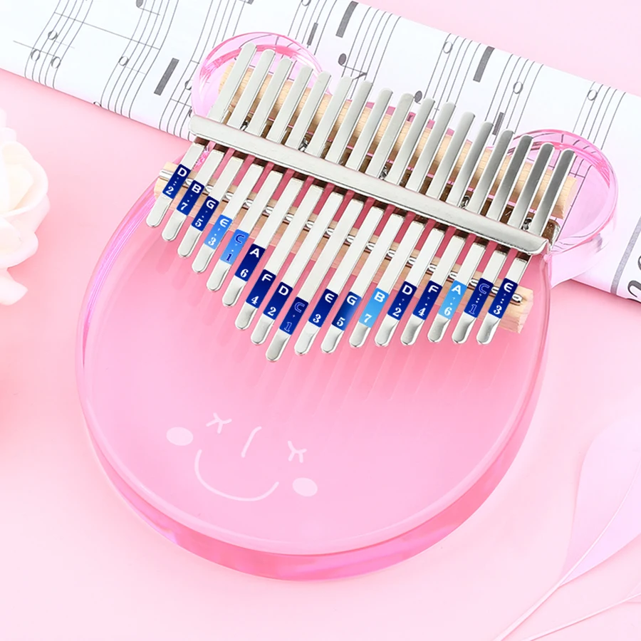 Finger Thumb Piano Mini 17 Keys Kalimba Transparent Portable Piano Kids Piano Musical Instruments Piano Adulte Piano BG50TP
Finger Thumb Piano Mini 17 Keys Kalimba Transparent Portable Piano Kids Piano Musical Instruments Piano Adulte Piano BG50TP
