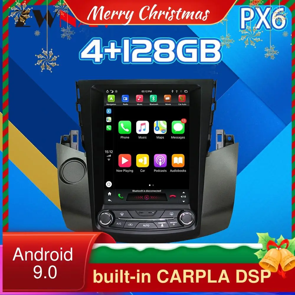 4G 128G Android 9 Car radio Stereo For Toyota RAV4 RAV 4 GPS Navigation Audio radio head unit CARPLAY DSP 2003-2009
4G 128G Android 9 Car radio Stereo For Toyota RAV4 RAV 4 GPS Navigation Audio radio head unit CARPLAY DSP 2003-2009