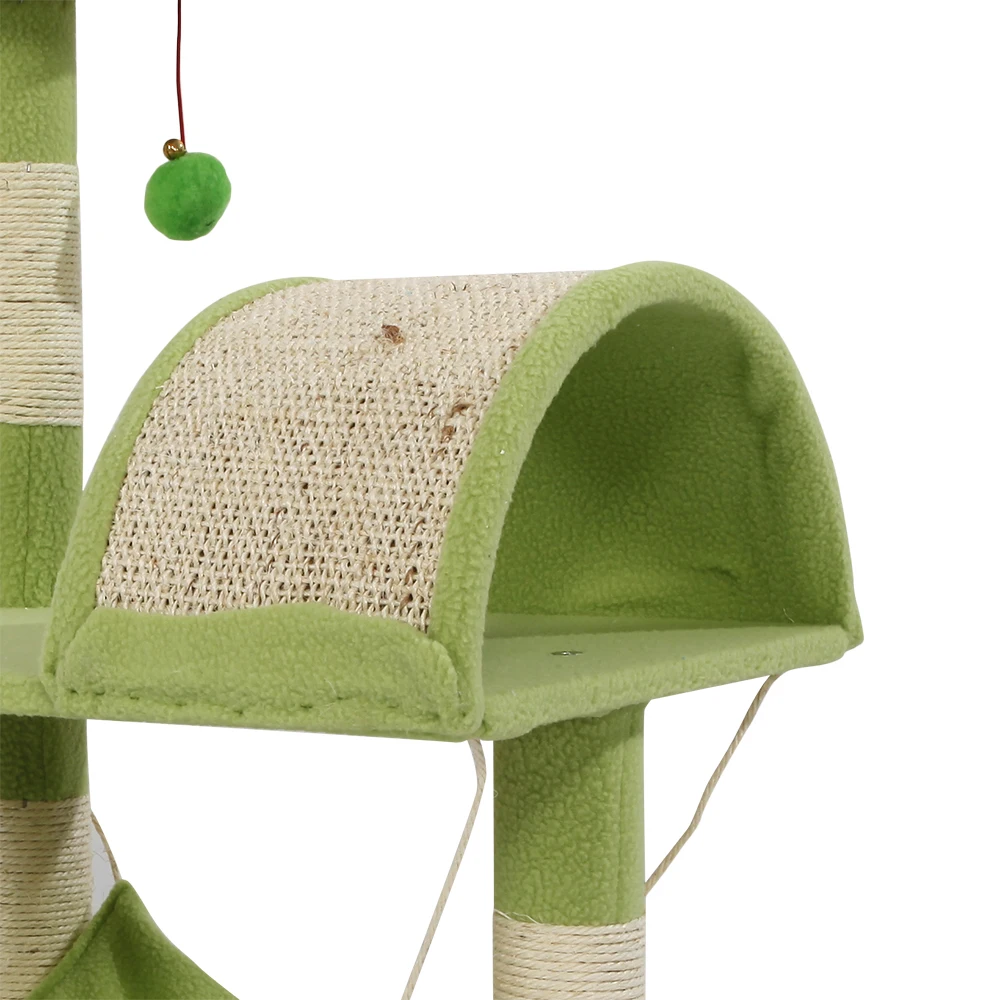 Fast Delivery Hot Scratching Post Climbing Tree Toy with Feeding Bowl Cat Condos with Sisal Poles Hammock Cat toys Climbing Tree
Fast Delivery Hot Scratching Post Climbing Tree Toy with Feeding Bowl Cat Condos with Sisal Poles Hammock Cat toys Climbing Tree