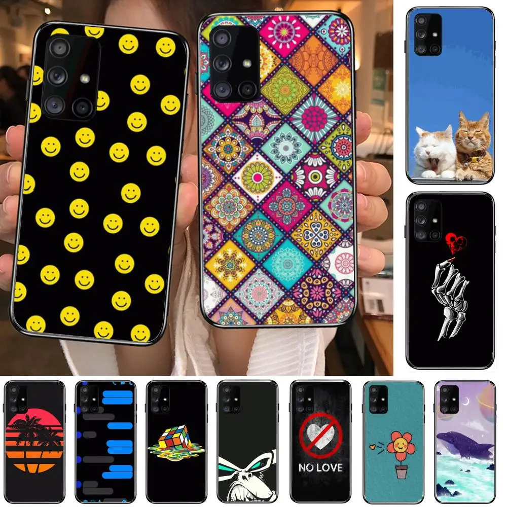 Phone Case Hull For Samsung Galaxy A 90 50 51 20 71 70 40 30 10 80 E 5G S Black Shell Art Cell Cover smile cat
Phone Case Hull For Samsung Galaxy A 90 50 51 20 71 70 40 30 10 80 E 5G S Black Shell Art Cell Cover smile cat