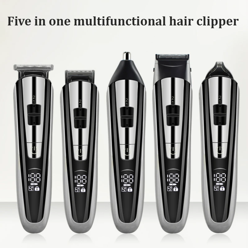 5 In 1 Hair Clipper Barber Hair Trimmer Electric Clipper Household Rechargeable Shaver for Man Electric Push Shear Strong Power
5 In 1 Hair Clipper Barber Hair Trimmer Electric Clipper Household Rechargeable Shaver for Man Electric Push Shear Strong Power