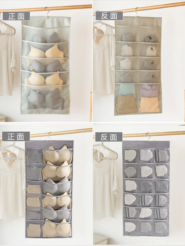 24 Pockets Double Sided Foldable Wardrobe Organizer Wall Door Hanging Organiser Bra Underwear Socks Storage Bags Multi Pockets
24 Pockets Double Sided Foldable Wardrobe Organizer Wall Door Hanging Organiser Bra Underwear Socks Storage Bags Multi Pockets