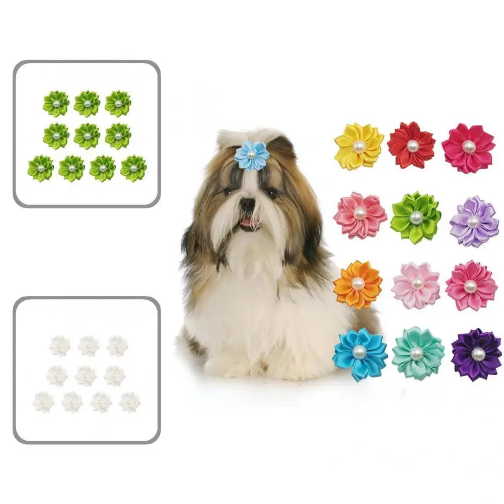 Lovely 10Pcs Lovely Pet Hairband Flower Hair Tie Fashion Dog Hair Decors Soft Touch Pet Accessories
Lovely 10Pcs Lovely Pet Hairband Flower Hair Tie Fashion Dog Hair Decors Soft Touch Pet Accessories