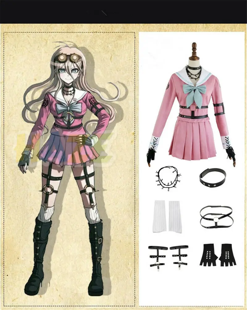 Danganronpa V3: killy Harmony Iruma Miu униформа косплей костюм для Хэллоуина вечеринки для женщин
Danganronpa V3: killy Harmony Iruma Miu униформа косплей костюм для Хэллоуина вечеринки для женщин