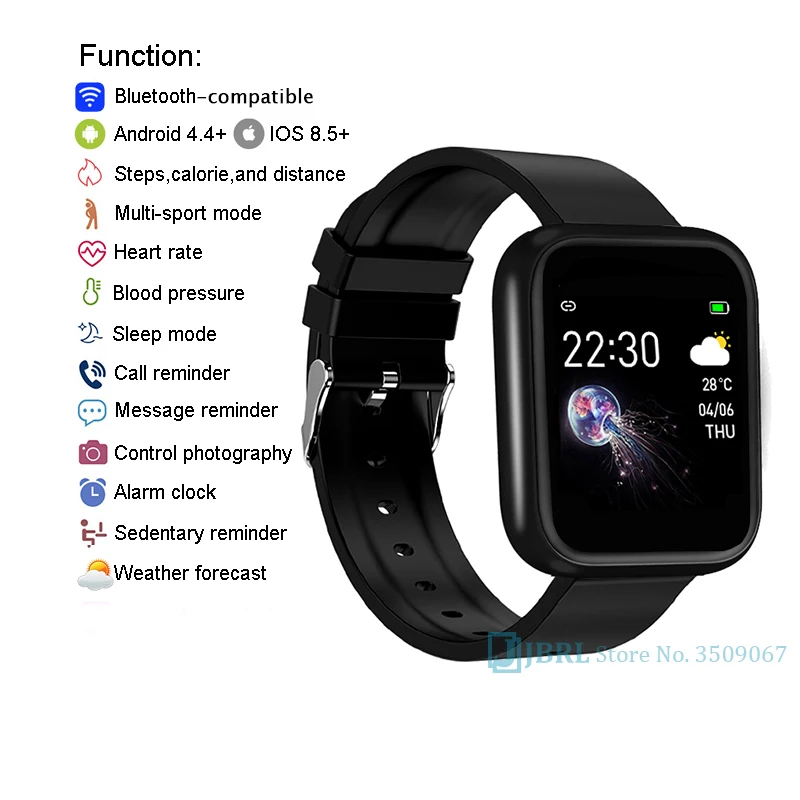Touch Smart Watch Children Kids Smartwatch For Girls Boys Bluetooth-compatible Smart Clock Students Fitness Tracker Smart-watch
Touch Smart Watch Children Kids Smartwatch For Girls Boys Bluetooth-compatible Smart Clock Students Fitness Tracker Smart-watch