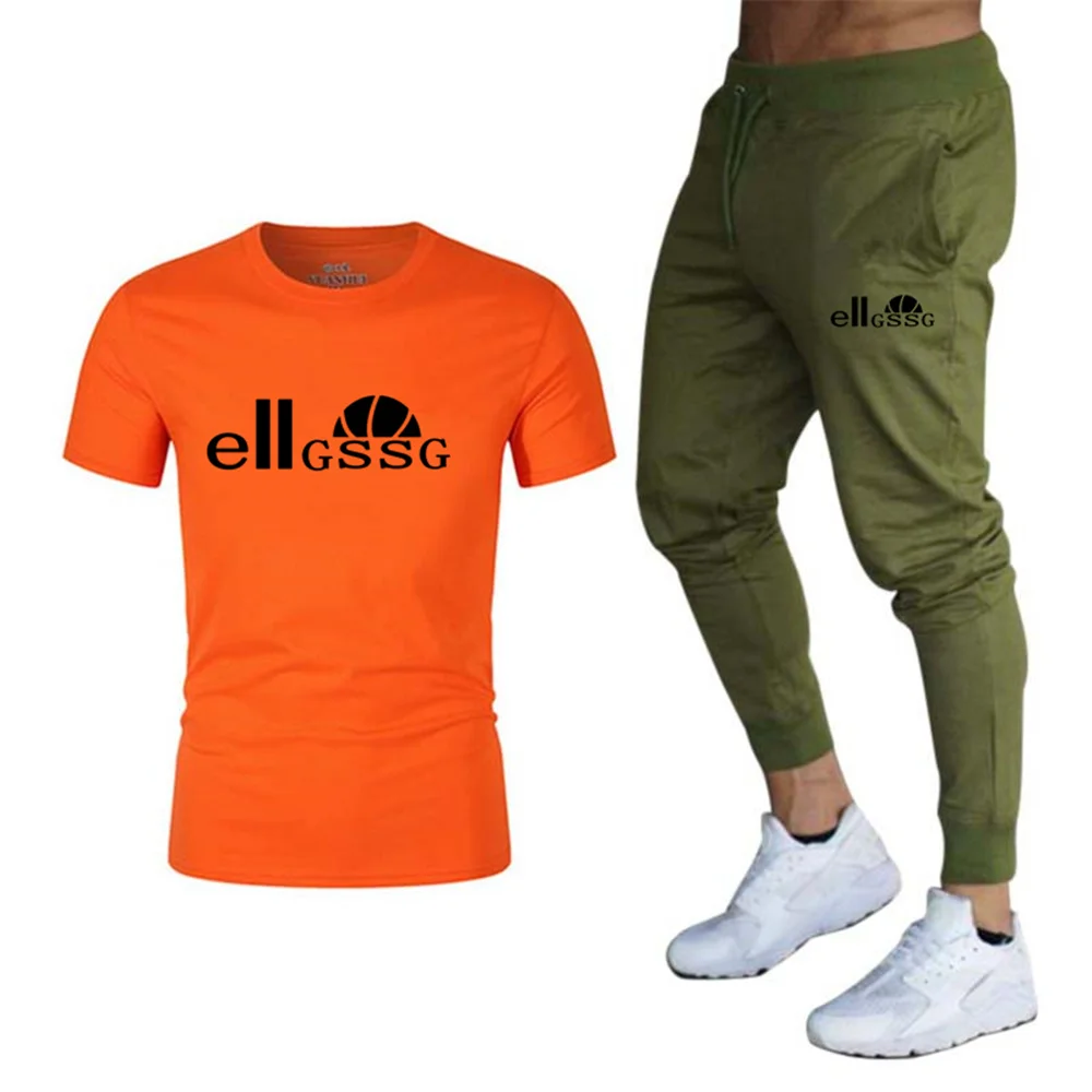 New men's suit street T-shirt + trousers two-piece casual sportswear men's and women's suit gym fitness T-shirt trousers trend
New men's suit street T-shirt + trousers two-piece casual sportswear men's and women's suit gym fitness T-shirt trousers trend
