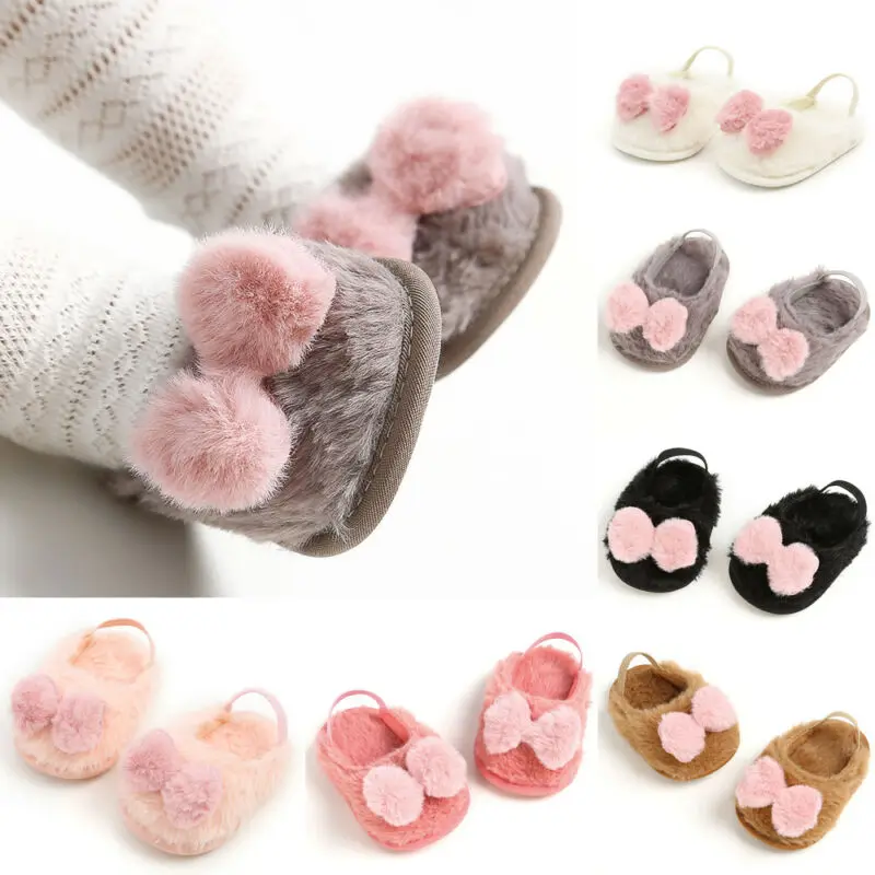 Cute Toddler Baby Boy Girl Rabbit Hair Shoes Winter Warm Faux Bow Baby Casual Shoes Soft Flat Sole Baby Warm Shoes for 0-18M
Cute Toddler Baby Boy Girl Rabbit Hair Shoes Winter Warm Faux Bow Baby Casual Shoes Soft Flat Sole Baby Warm Shoes for 0-18M