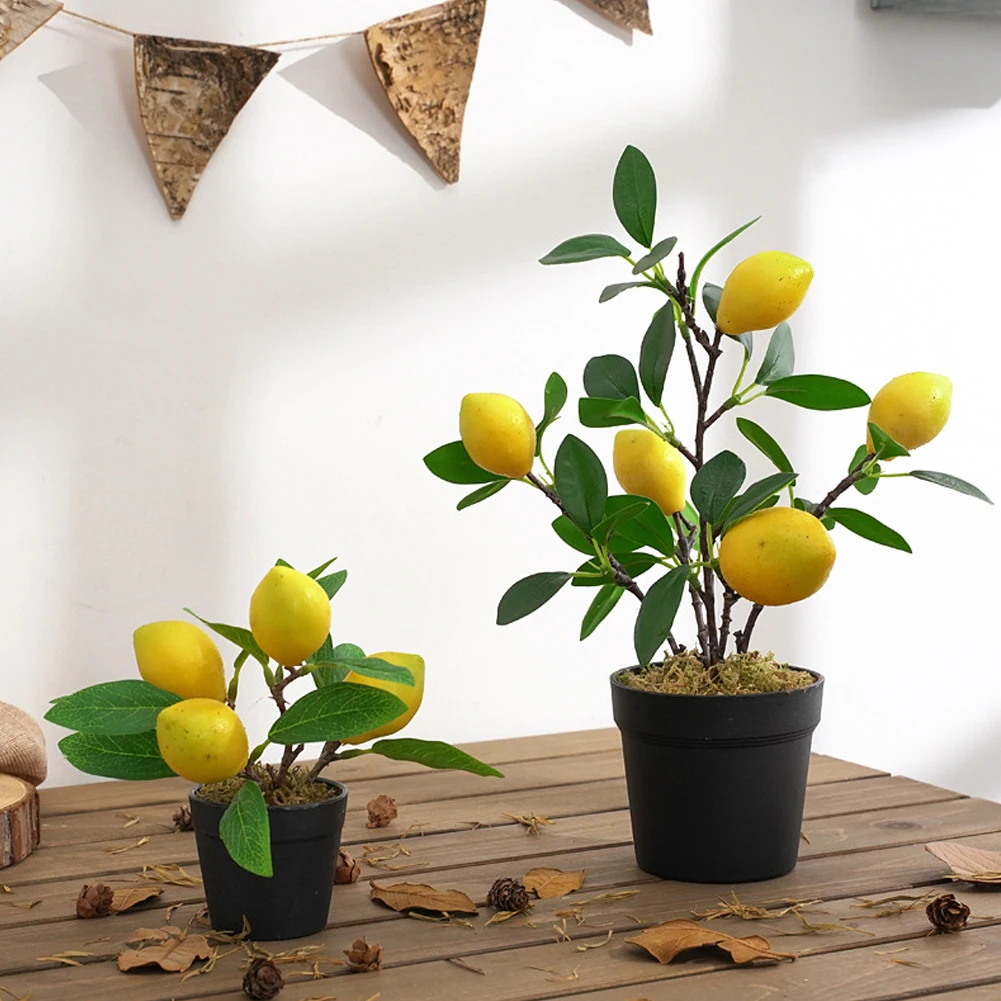 Imitation Plants Artificial Flowerpot Lemon Bonsai Mini Artificial Green Plant For Indoor Outdoor Wedding Office Decoration
Imitation Plants Artificial Flowerpot Lemon Bonsai Mini Artificial Green Plant For Indoor Outdoor Wedding Office Decoration