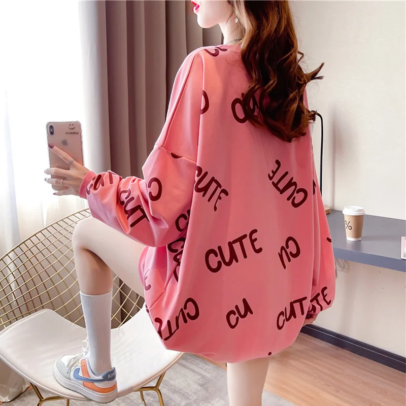 #5611 Cartoon Printed Pullover Sweatshirts Womens Long Sleeves Harajuku Casual Streetwear Sweatshirts Femme O-Neck Spring Autumn
#5611 Cartoon Printed Pullover Sweatshirts Womens Long Sleeves Harajuku Casual Streetwear Sweatshirts Femme O-Neck Spring Autumn