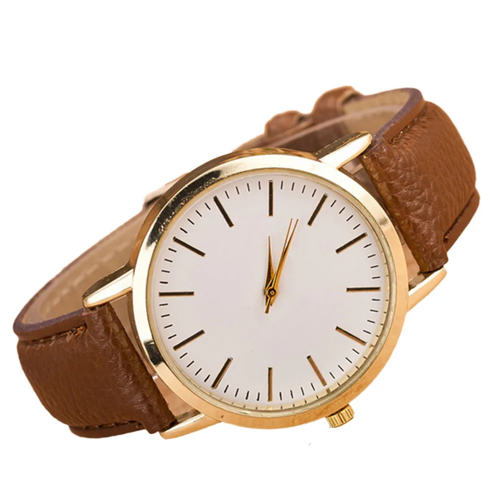 Luxury Fashion Womens Leather Band Analog Quartz Wrist Watch Fashion Leather Strap Ladies Clock Simple Gift
Luxury Fashion Womens Leather Band Analog Quartz Wrist Watch Fashion Leather Strap Ladies Clock Simple Gift