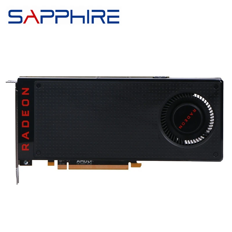 Видеокарты SAPPHIRE RX 570 4 Гб GPU AMD Radeon 4G Blower графические карты PCI Express для настольного ПК