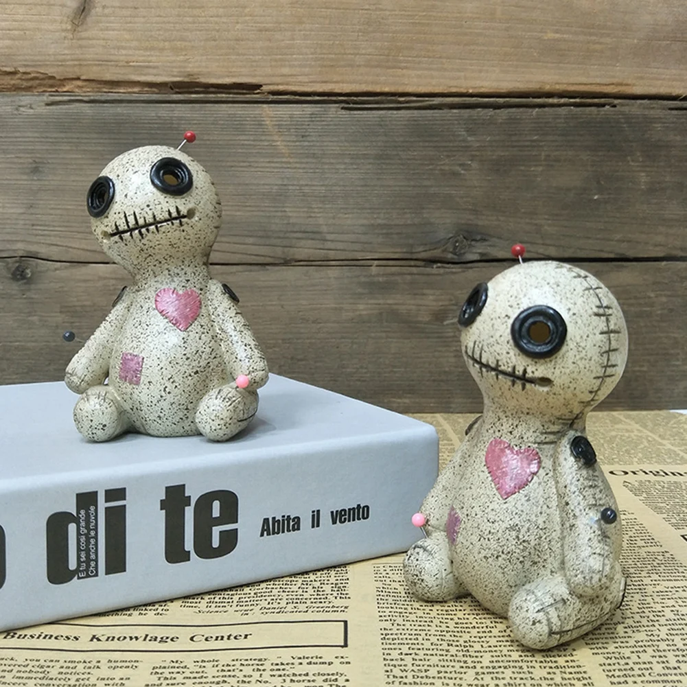 Кукла Voodoo горелка для благовоний курильница орнамент из смолы ручная работа