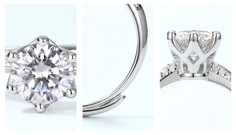 Simple and beautiful female fashion Moissan diamond temperament master sterling silver ring proposal ring 210305-07
Simple and beautiful female fashion Moissan diamond temperament master sterling silver ring proposal ring 210305-07