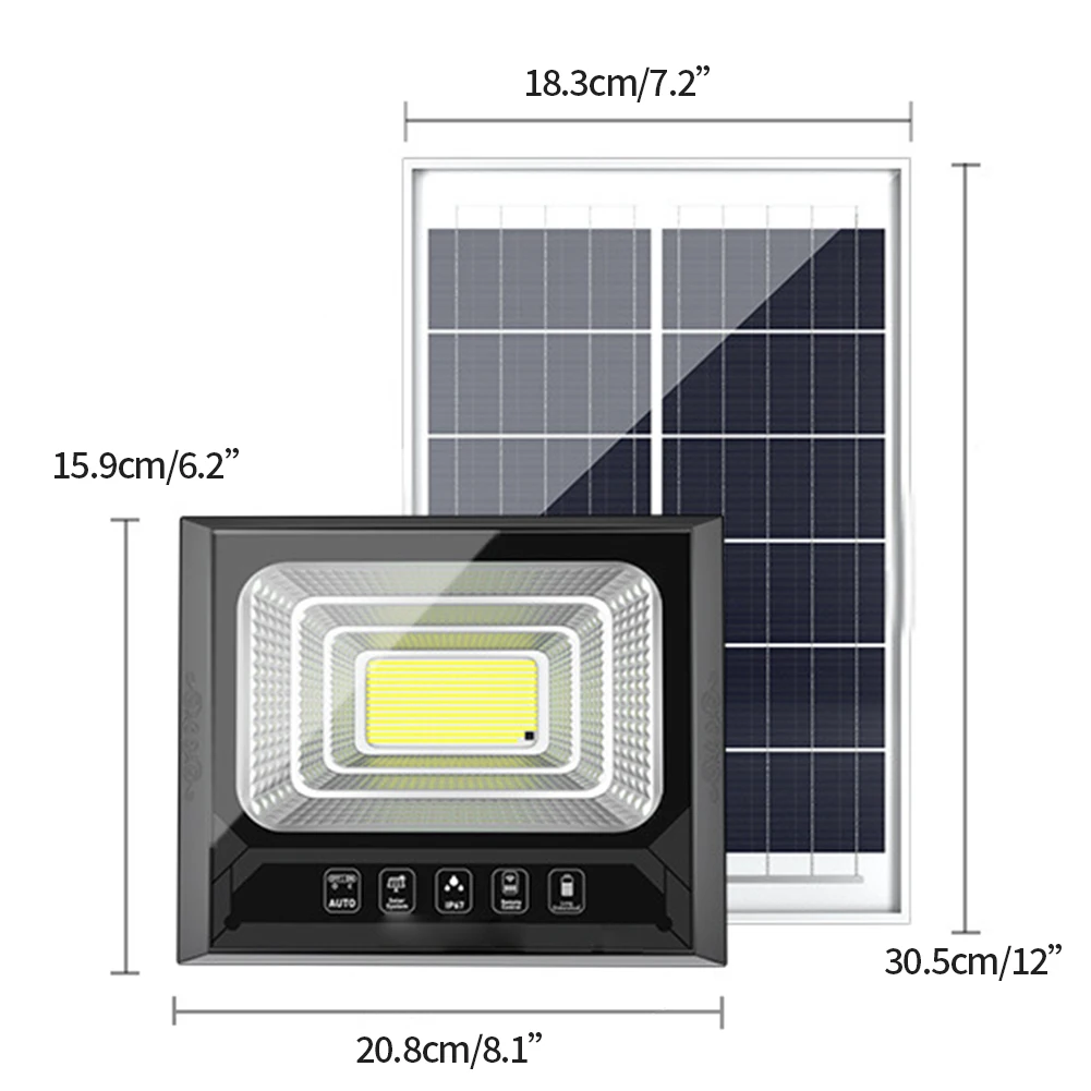 137 Leds Solar Light Super Bright 180W Spotlight Wireless Outdoor Waterproof Garden Solar Powered Lamp With Rremote Control
137 Leds Solar Light Super Bright 180W Spotlight Wireless Outdoor Waterproof Garden Solar Powered Lamp With Rremote Control