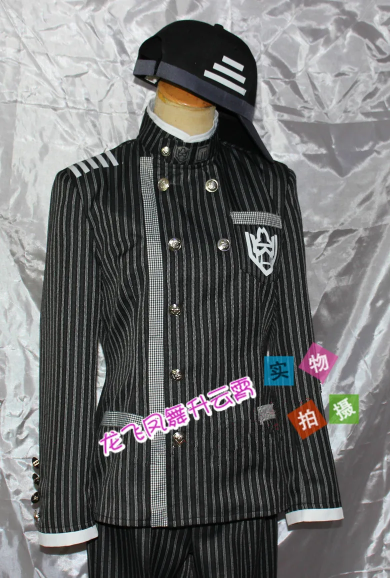 Хит аниме Danganronpa V3: Killing Harmony Saihara Shuichi костюмы для косплея школьная форма одежда