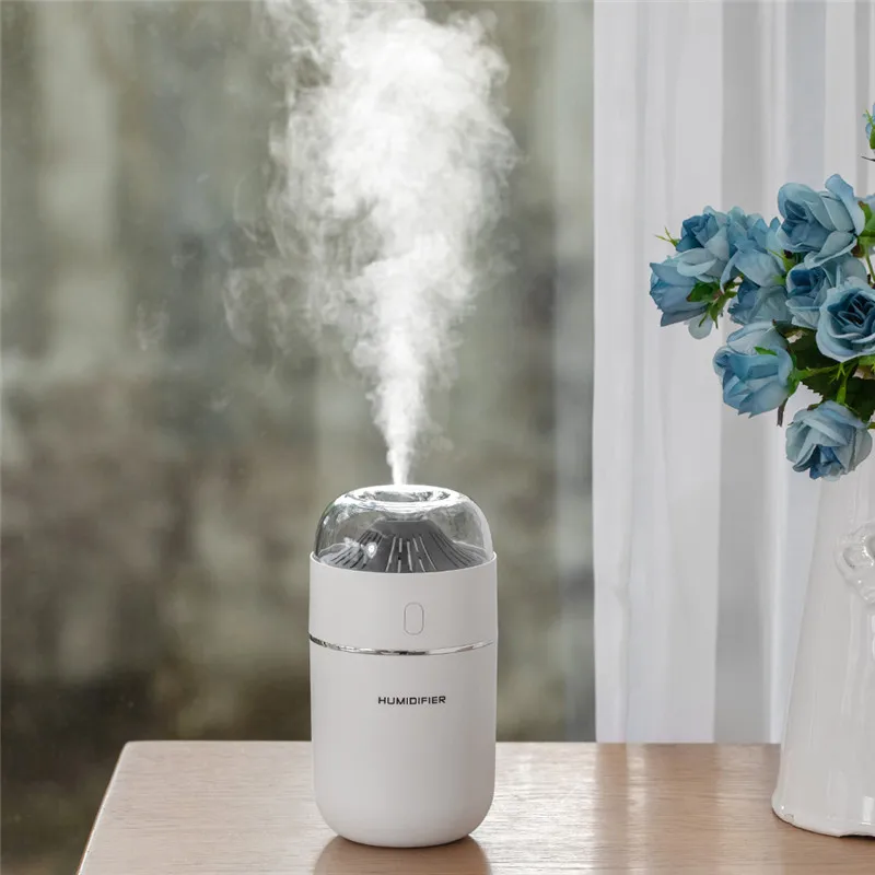 Home USB Air Humidifier 320ml Mini Portable Small Volcano Aroma Aromatherapy Air Purifier Car Creative Night Light For Office
Home USB Air Humidifier 320ml Mini Portable Small Volcano Aroma Aromatherapy Air Purifier Car Creative Night Light For Office