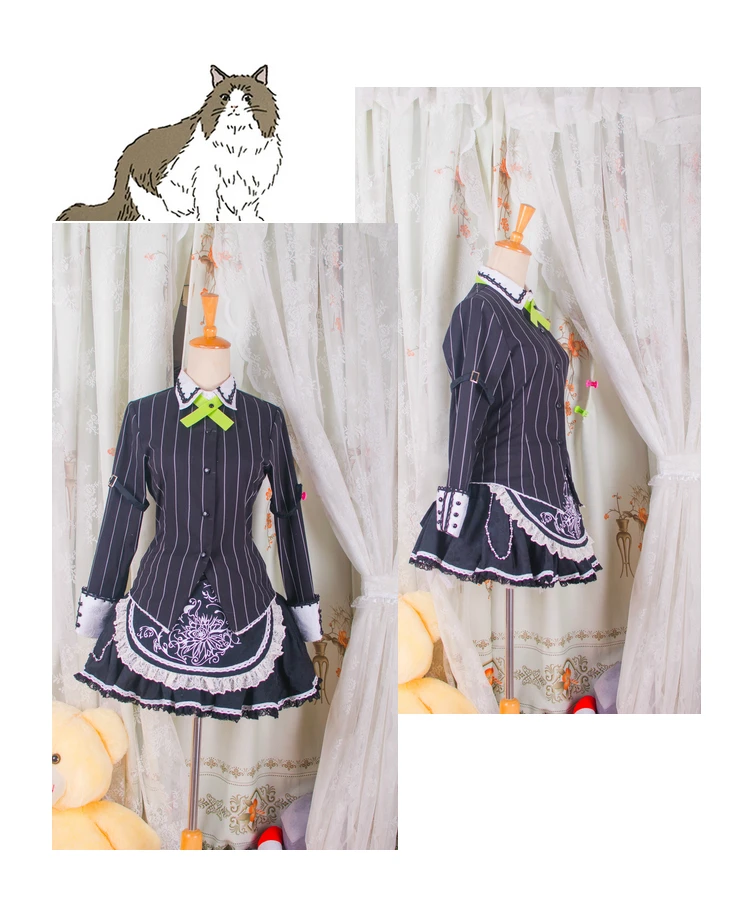 Hot Game Touhou Project Izayoi Sakuya Cosplay Costume Gorgeous Uniform Skirt Female Role Play Clothing Custom-Make Any Size
Hot Game Touhou Project Izayoi Sakuya Cosplay Costume Gorgeous Uniform Skirt Female Role Play Clothing Custom-Make Any Size