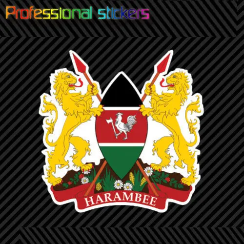 Kenyan Coat of Arms Sticker Decal Self Adhesive Vinyl Kenya Flag KEN KE Stickers for Cars, Bicycles, Laptops, Motos
Kenyan Coat of Arms Sticker Decal Self Adhesive Vinyl Kenya Flag KEN KE Stickers for Cars, Bicycles, Laptops, Motos