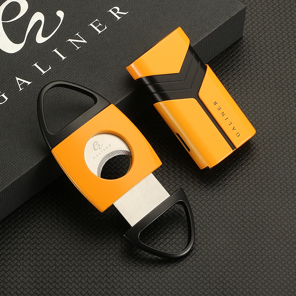Galiner Torch Cigar Lighter Cutter Set Gas Lighter Fire Flame Guillotine Sharp Cigar Cutter Puncher Knife Smoking Accessories
Galiner Torch Cigar Lighter Cutter Set Gas Lighter Fire Flame Guillotine Sharp Cigar Cutter Puncher Knife Smoking Accessories