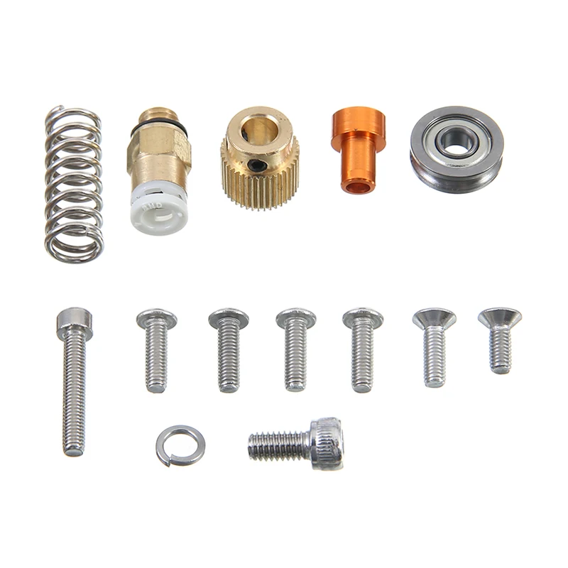 3D Gold Metal MK8 Extruder Aluminum Alloy Block Bowden Extruder 1.75mm Filament For CREALITY 3D Printer