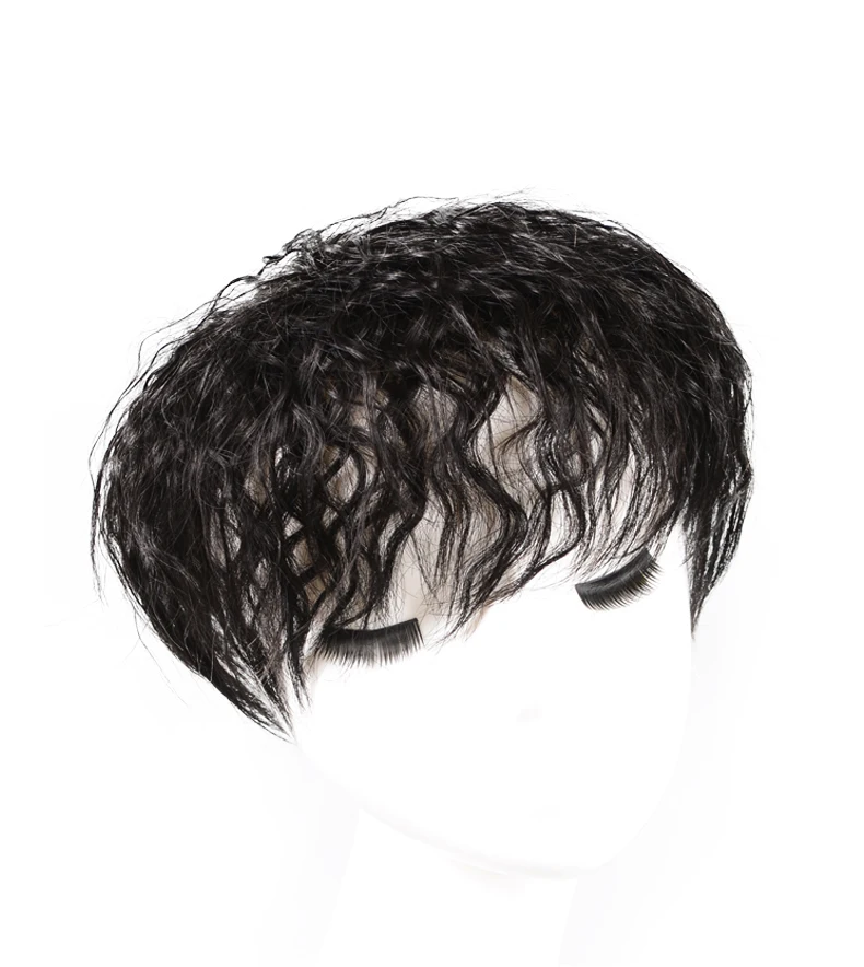 Natural Black Brown Human Hair Toupee Topper With Bangs Clip In Hair Extensions Hairpieces Heat Human Hair Women Non-remy Hair
Natural Black Brown Human Hair Toupee Topper With Bangs Clip In Hair Extensions Hairpieces Heat Human Hair Women Non-remy Hair