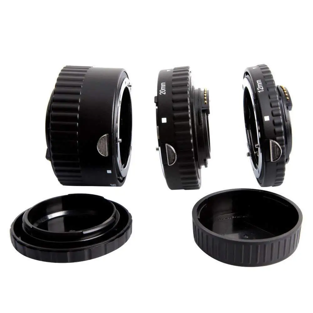 

Auto Focus Macro Extension Tube Set for Nikon AF AF-S DX FX SLR Cameras Accessories for Nikon Adapter ring 12/20/36 mm Tube