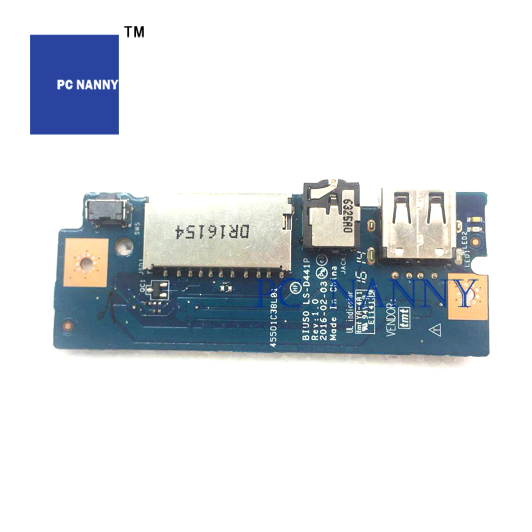 PCNANNY FOR Lenovo 510S-13ISK 510S-13 USB AUDIO BOARD LS-D441P speakers PK23000SP10 test good
PCNANNY FOR Lenovo 510S-13ISK 510S-13 USB AUDIO BOARD LS-D441P speakers PK23000SP10 test good