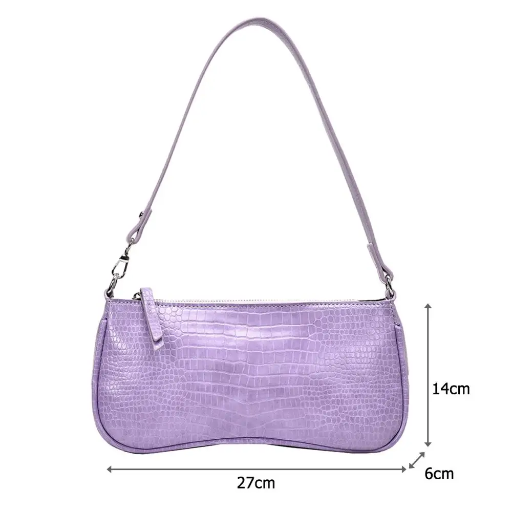 Women Vintage Split PU Leather Bags Retro Crocodile Pattern Shoulder Bag Casual Solid Ladies Small Messenger Handbag Female Gift
Women Vintage Split PU Leather Bags Retro Crocodile Pattern Shoulder Bag Casual Solid Ladies Small Messenger Handbag Female Gift