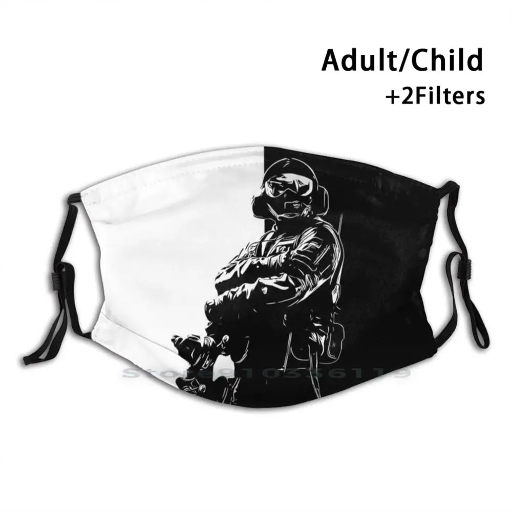 The 90% Pick Rate Guy - Minimalistic Print Reusable Pm2.5 Filter DIY Mouth Mask Kids Rainbow 6 Siege Jager R6 Rainbow
The 90% Pick Rate Guy - Minimalistic Print Reusable Pm2.5 Filter DIY Mouth Mask Kids Rainbow 6 Siege Jager R6 Rainbow