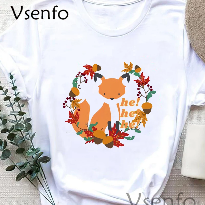 Caroon Fox Print T-shirt Women Short Sleeve Summer T-shirts for Girls Vogue Tshirts Graphic Round Neck Camisetas Mujer
Caroon Fox Print T-shirt Women Short Sleeve Summer T-shirts for Girls Vogue Tshirts Graphic Round Neck Camisetas Mujer