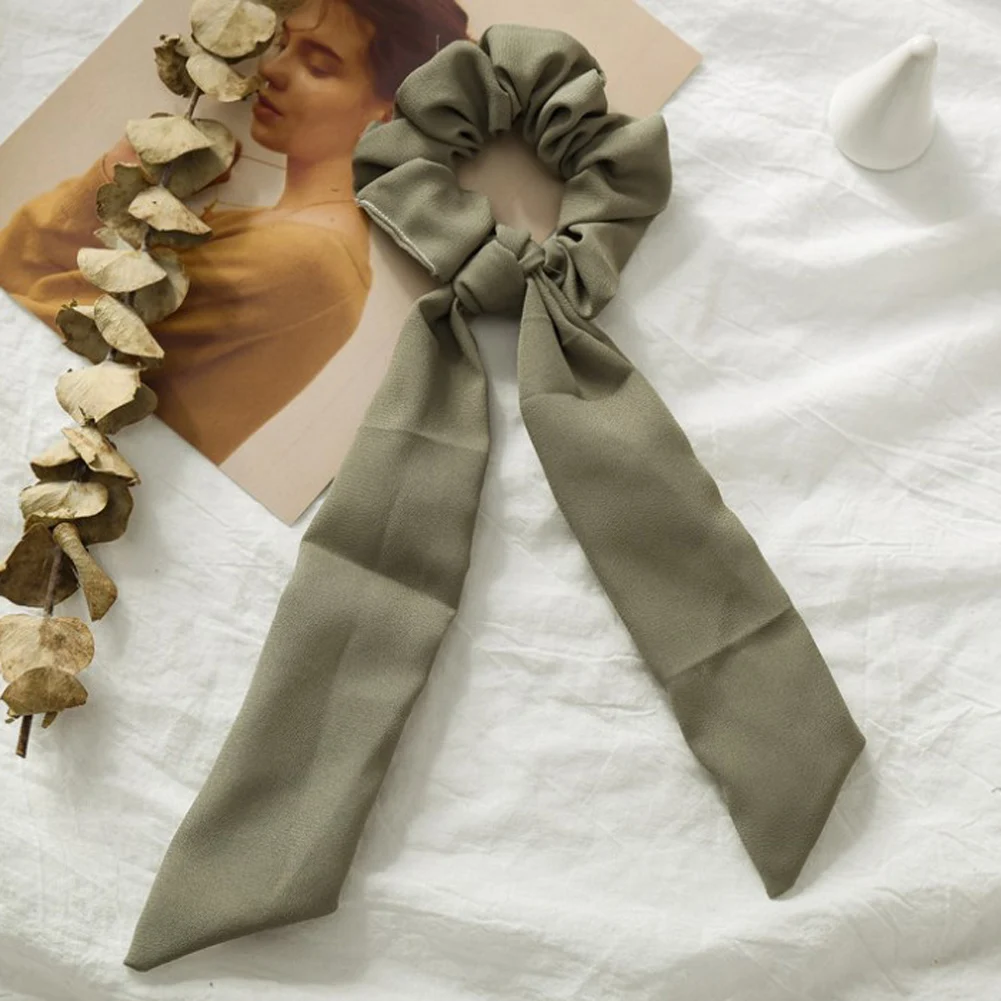 Solid color Chiffon Streamer Scrunchies DIY Bow Hair Ribbon girl Hair Ties Ponytail Rope Long Ribbon Hair Tie Elastic Hair Scarf
Solid color Chiffon Streamer Scrunchies DIY Bow Hair Ribbon girl Hair Ties Ponytail Rope Long Ribbon Hair Tie Elastic Hair Scarf