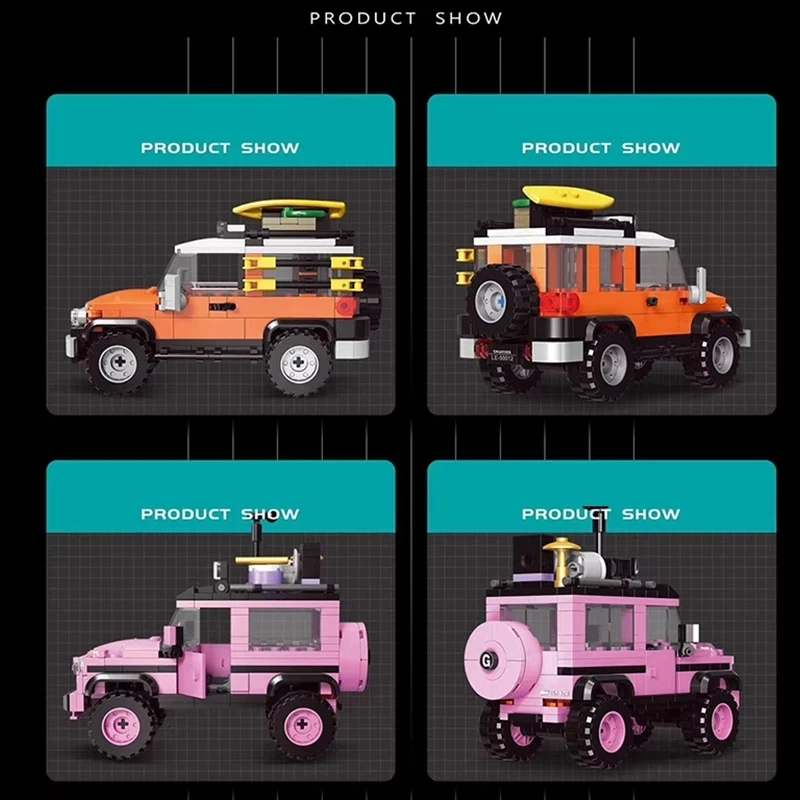 Off-road SUV High-Tech Speed Champion Car Model Building Blocks Vehicle Model DIY 4 In 1 Car Club Bricks Toys For Children Gifts 
Off-road SUV High-Tech Speed Champion Car Model Building Blocks Vehicle Model DIY 4 In 1 Car Club Bricks Toys For Children Gifts