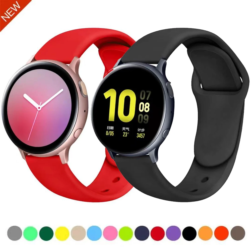 22mm 20mm Silicone strap For Samsung Galaxy watch Gear S3 Huawei watch GT GT2 Comfortable watch accessories for Amazfit GTR 47mm
22mm 20mm Silicone strap For Samsung Galaxy watch Gear S3 Huawei watch GT GT2 Comfortable watch accessories for Amazfit GTR 47mm