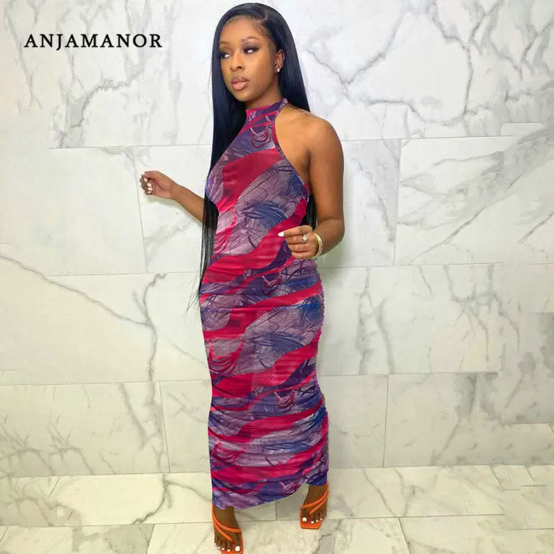 ANJAMANOR пикантные принты из прозрачной сетки Bodycon платья для женщин в африканском стиле 2021 Для летних вечеринок клуб плиссированное платье с л...
ANJAMANOR пикантные принты из прозрачной сетки Bodycon платья для женщин в африканском стиле 2021 Для летних вечеринок клуб плиссированное платье с л...