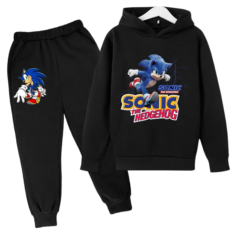 2021 Children's Suit Hoodie Sonic Print Sweatshirt + Pants 2-piece Set teenager Girl Casual Hoodie Set Boy Jogging Tracksuit
2021 Children's Suit Hoodie Sonic Print Sweatshirt + Pants 2-piece Set teenager Girl Casual Hoodie Set Boy Jogging Tracksuit