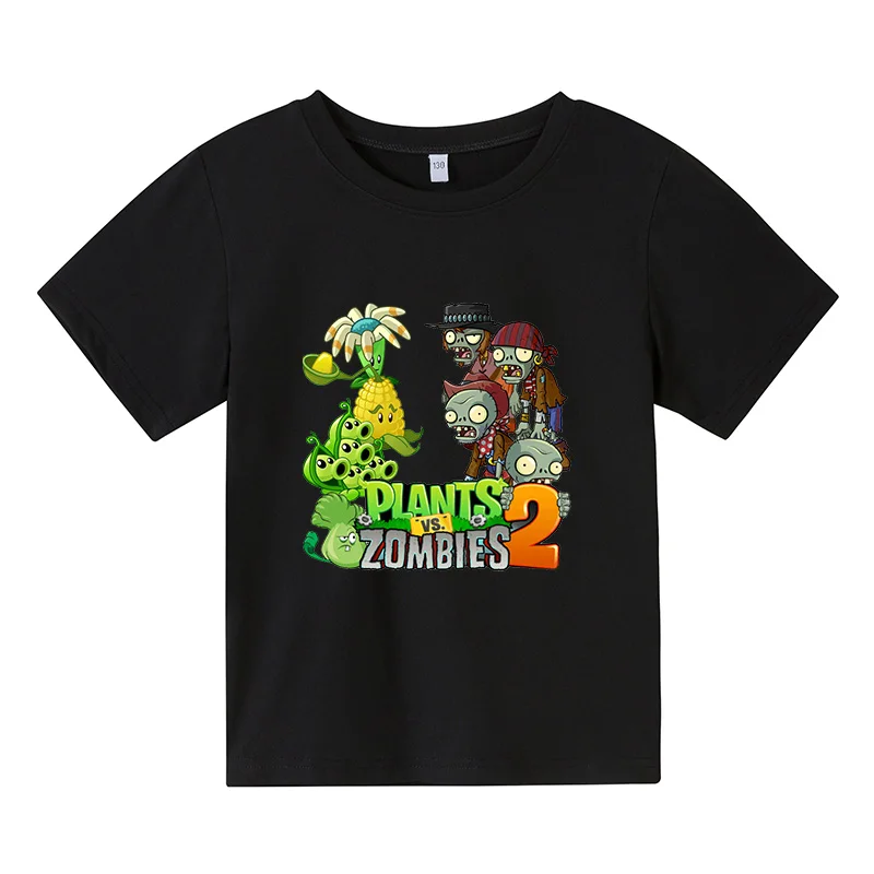 2021 Novedad De Verano De Los NiOs Plantas Vs. Camiseta De Zombis De Dibujos Animados De NiO Camiseta Divertido Juego De Mang 
2021 Novedad De Verano De Los NiOs Plantas Vs. Camiseta De Zombis De Dibujos Animados De NiO Camiseta Divertido Juego De Mang