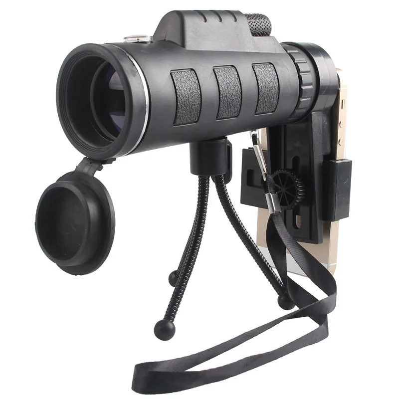 40X60 Monocular Telescope HD Mini Monocular Outdoor Hunting Camping Scopes With Compass Phone Clip Tripod
40X60 Monocular Telescope HD Mini Monocular Outdoor Hunting Camping Scopes With Compass Phone Clip Tripod