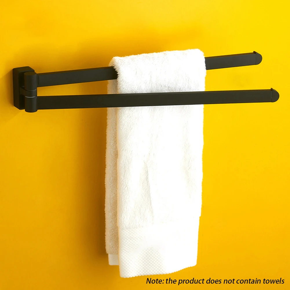 Stainless Steel Bathroom Dual Hanger Wall Mounted Home Hotel Rustproof Storage Shelf Rotatable Towel Bar Space Saving Smooth
Stainless Steel Bathroom Dual Hanger Wall Mounted Home Hotel Rustproof Storage Shelf Rotatable Towel Bar Space Saving Smooth