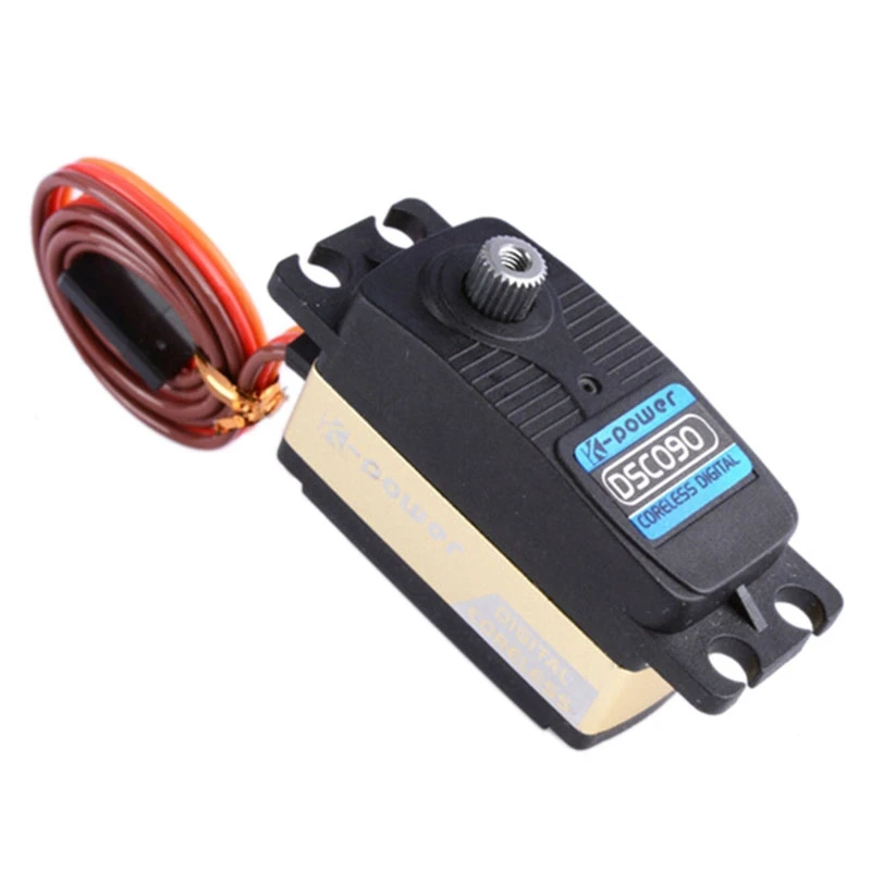 Высокоскоростной сердечник K-Power DSC090 45 г 9 кг/0,08 сек, низкопрофильный цифровой сервопривод для 1/8 1/10 гоночного дрифта
Высокоскоростной сердечник K-Power DSC090 45 г 9 кг/0,08 сек, низкопрофильный цифровой сервопривод для 1/8 1/10 гоночного дрифта